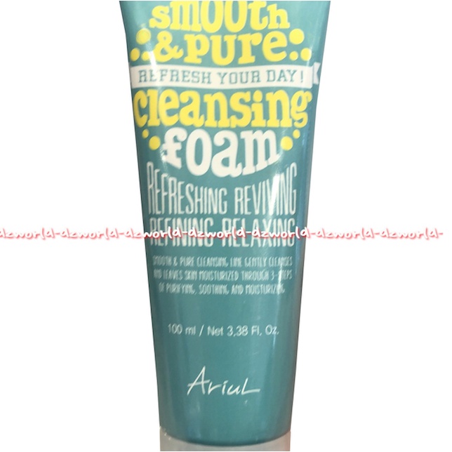 Ariul Smooth &amp; Pure Cleansing Foam 100ml Refreshing Your day Sabun Wajah Airul A'riul Smuth Smoth Days