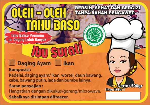 Cetak Stiker Bahan Cromo 5x16,5 Cm