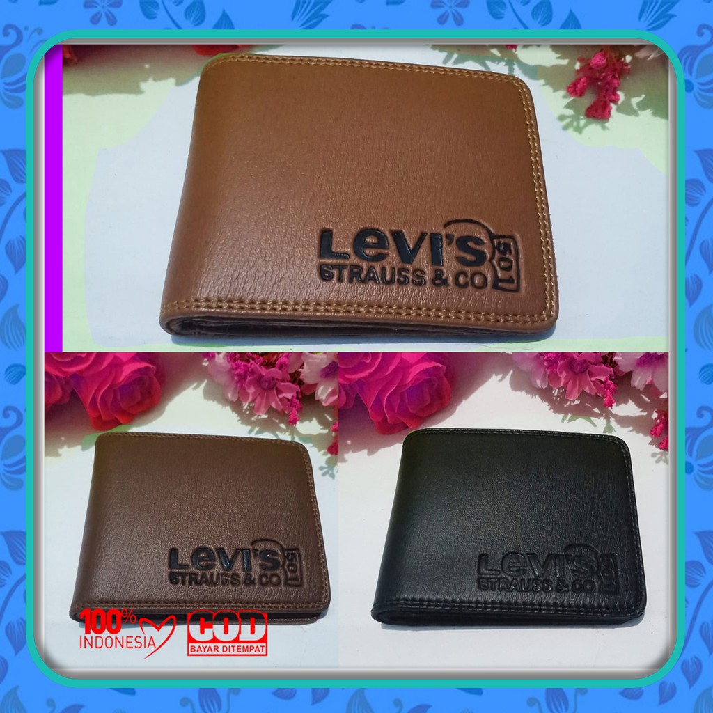 dompet  grosir terbaru update levis - DOMPET PRIA - DOMPET SEMI KULIT PENDEK - DOMPET LIPAT - DOMPET