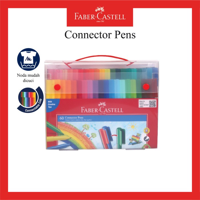 

Star Connector Pen / Spidol Warna Isi 60 Faber Castell Terlaris