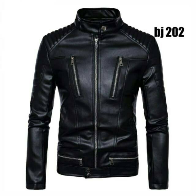 Jaket Pria Terbaru Bankers BKR 006 / Jaket motor / jaket Semi kulit /Jaket Touring