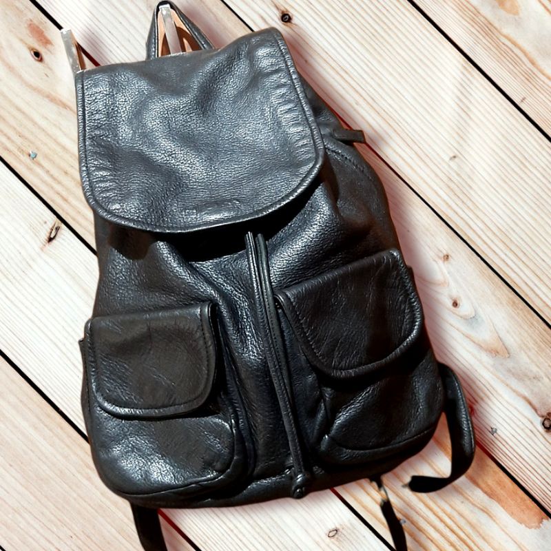 PL Ransel Pria NOM kulit asli