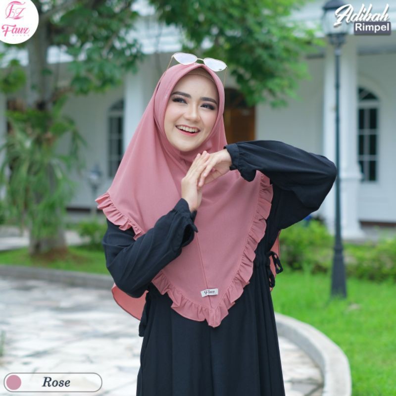 KHIMAR ADIBAH REMPEL ORI FAUZ HIJAB