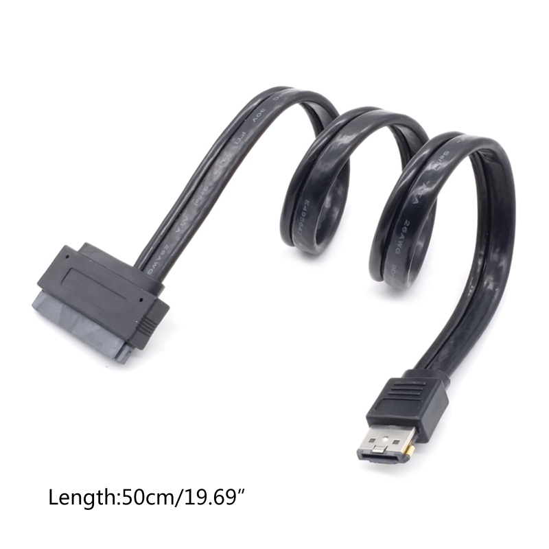 Btsg Esata Kabel Data Usb 2-in-1 Ke 22pin Untuk Konverter Disk Hardisk 2.5inch