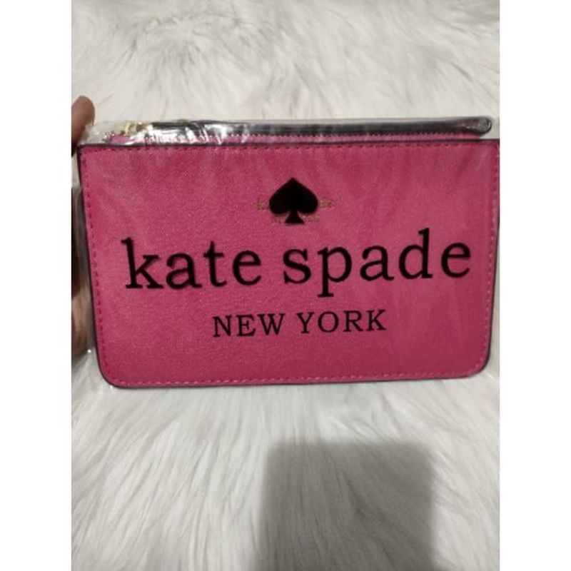 KATE SPADE WRISTLET Clutch Original 100% Kate Spade New York Socking Pink