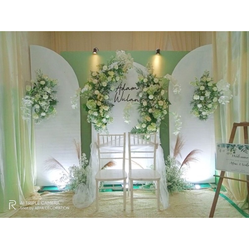 SEWA BACKDROP LAMARAN / AKAD NIKAH JAKARTA TANGERANG DAN SEKITARNYA