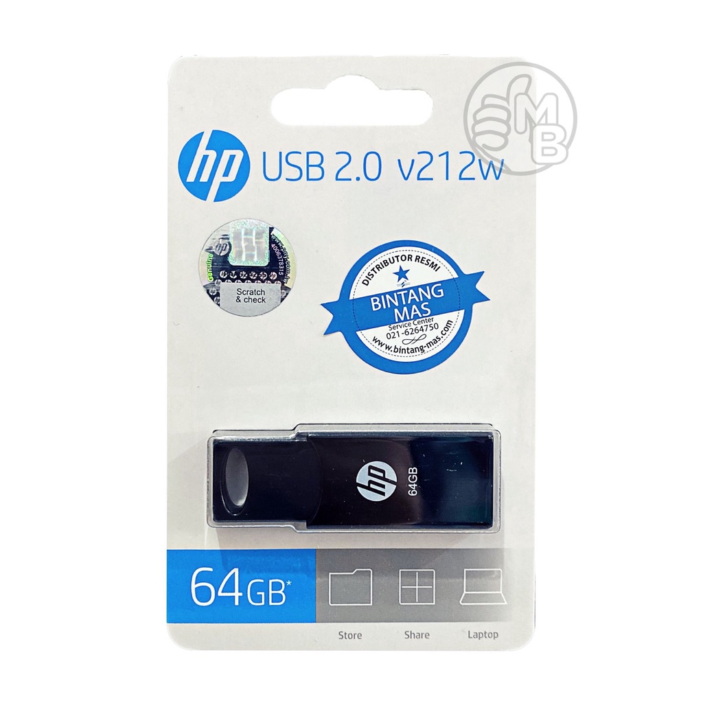 HP Flashdisk 64GB V212W USB 2.0