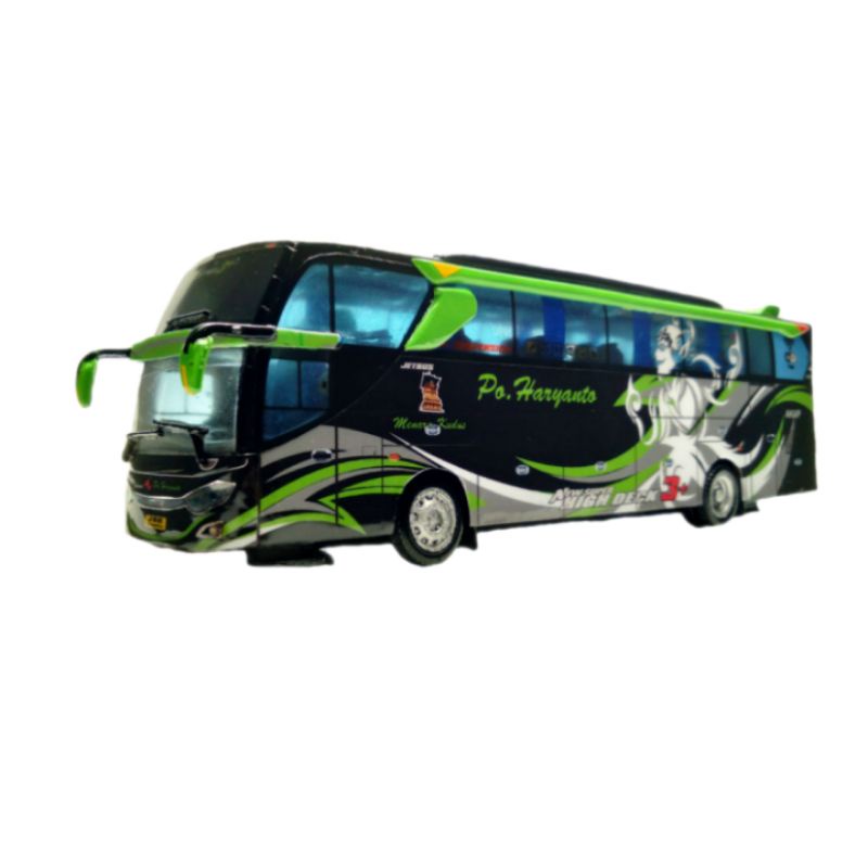 Miniatur bus Po. HARYANTO JB3 Voyager Hijau