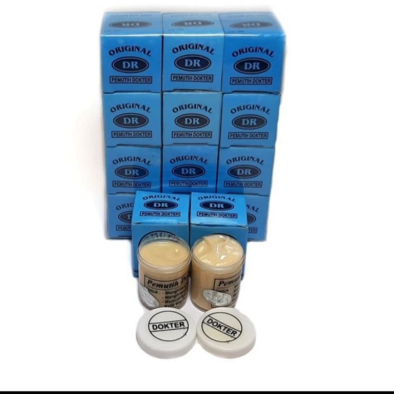BEAUTY JAYA - [ BAYAR TEMPAT ] CREAM DR BIRU SIANG MALAM / KRIM DOKTER BIRU ASLI AMPUH MEMUTIHKAN WAJAH DGN CEPAT