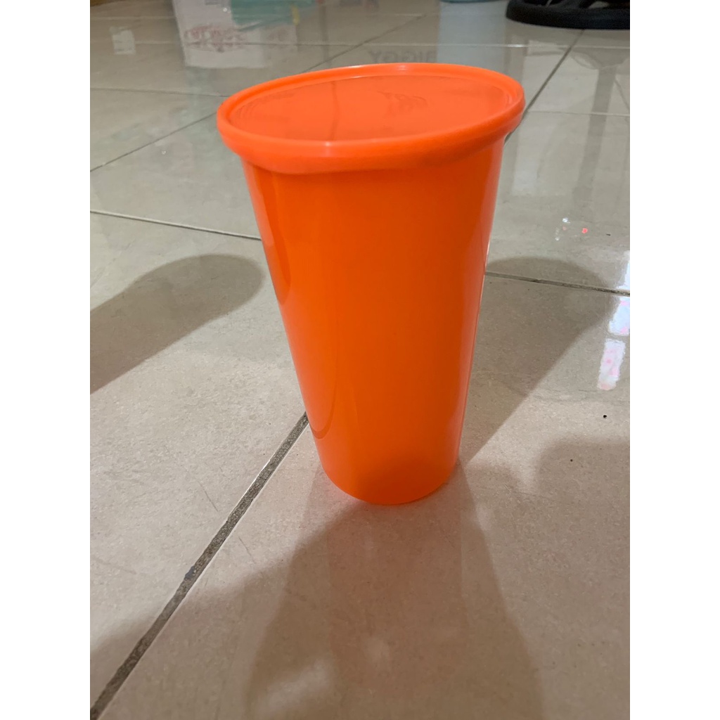 Botol / Gelas + Tutup Gelas Rio Serbaguna Souvenir Ultah Cup Cover Tumbler Plastic 650ml Anti Tumpah