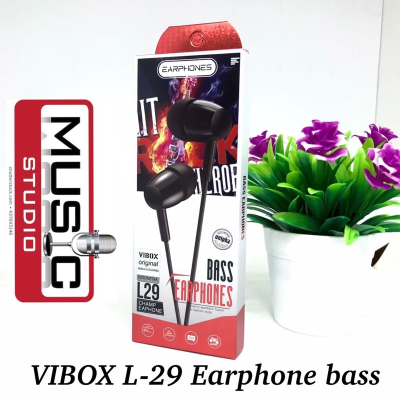 promo seru handsfree d21 vs L29 series earphone super bass stereo murah