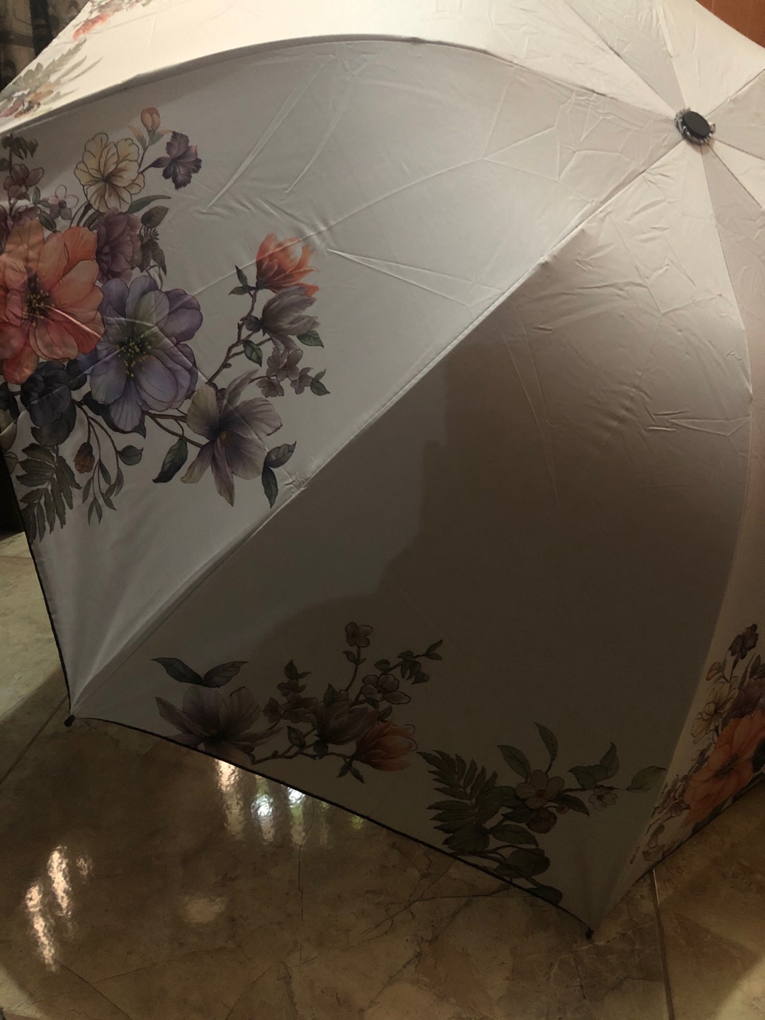 Payung Lipat Uv Motif Bunga 8657