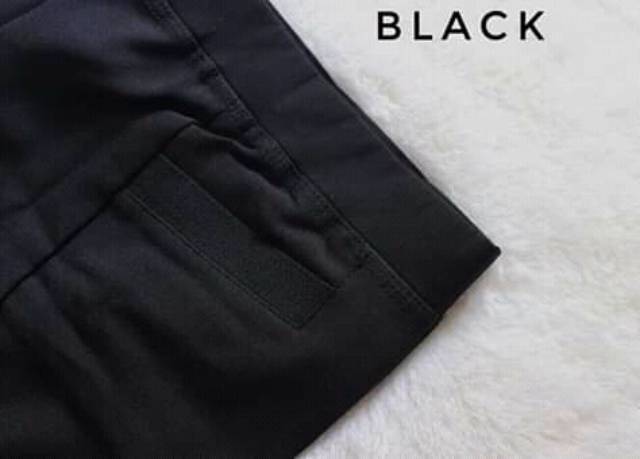 Celana kerja wanita kain import size S to XL BLACK only langsung dari konveksi