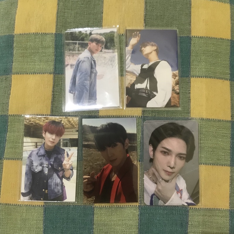 Photocard PC Yeosang Jongho Wooyoung Ateez