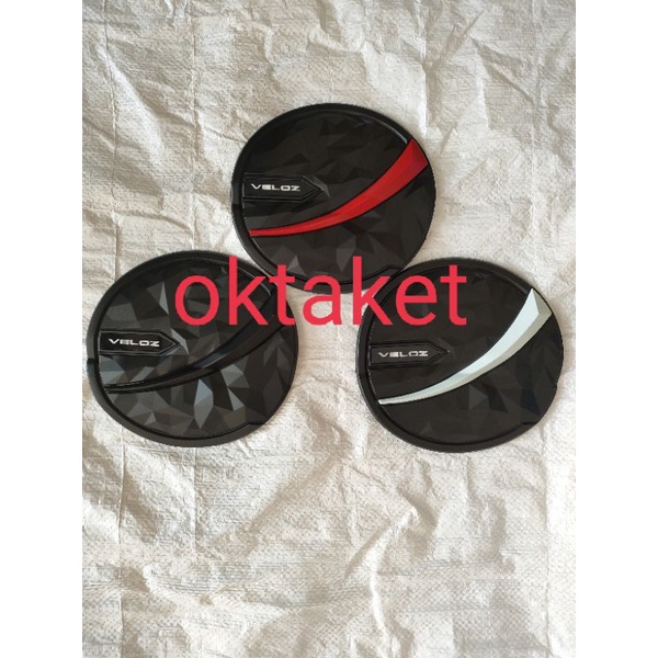 tank cover New Veloz 2021 2022 diamond list merah hitam putih