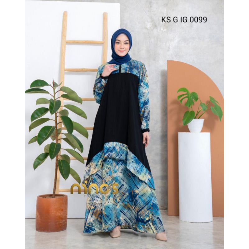 Gamis Ninos 03 - Indigo - Ninos Design