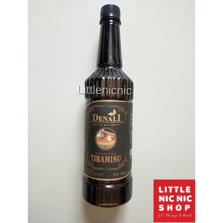 

Denali Tiramisu Flavoured Syrup 750 ML sirup minuman cafe