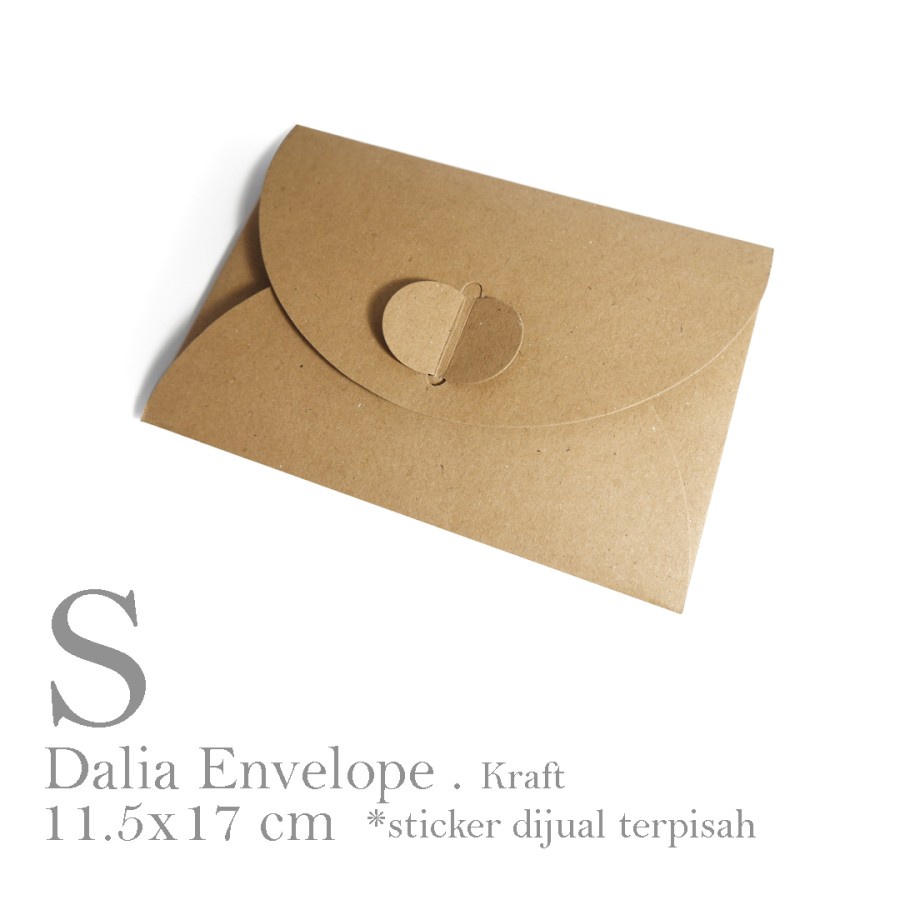 

[HARGA 10PCS] DALIA ENVELOPE : SMALL 11.5 x 17 cm / amplop masker / amplop souvenir