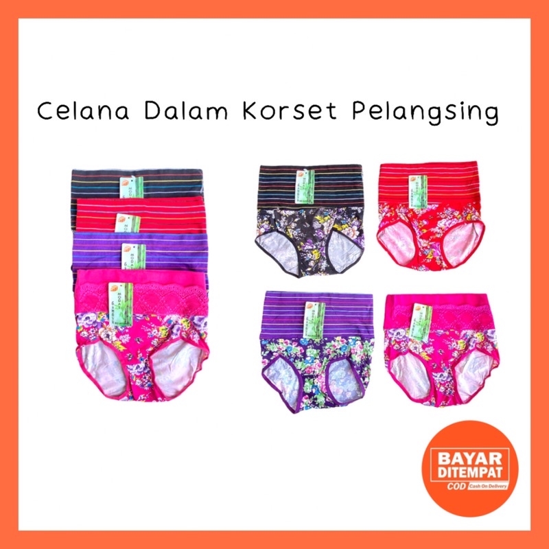 Cd Celana Dalam Wanita Korset Munafie Jumbo Celana Korset Pelangsing Perut Koset Ibu  Melahirkan