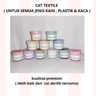  Cat  textile ORI cat  untuk  baju topi sepatu kaca  ressin 