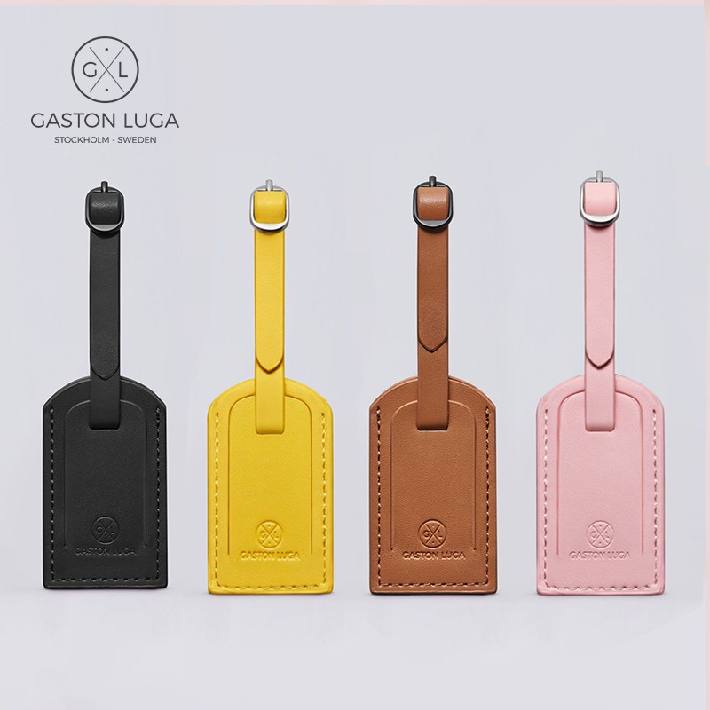 Gaston Luga Accessories Leather Address Tag