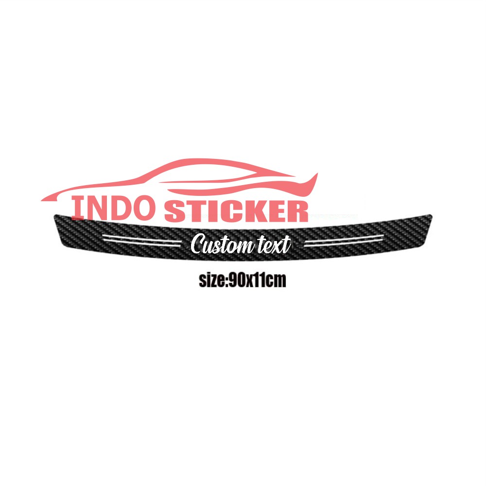 Sticker Cutting Terlaris Sticker stiker mobil sigra karbon pelindung bagasi belakang mobil daihatsu 