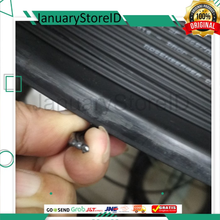 KABEL TELEPON TELPON GEPENG FIBER OPTIC FO 2 CORE (2+1) ECERAN METERAN