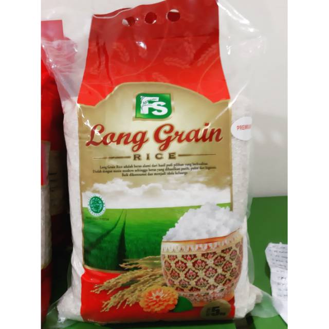 Fs Beras Long Grain Premium 5 Kg Indonesia