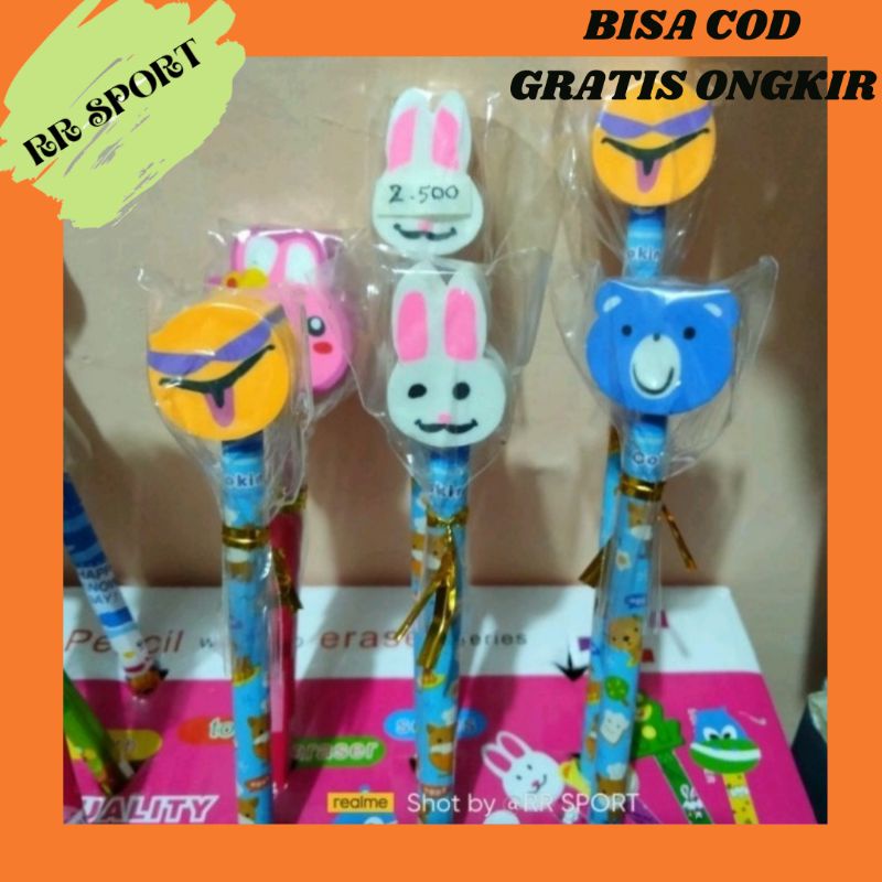 

Pencil Penghapus Karakter / Pencil Karakter / Pencil Unik Alat Tulis / Pensil Pensil / Alat Sekolah
