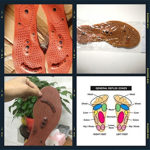 Alas Kaki Magnet Terapi Rematik Telapak Kaki