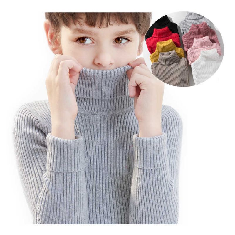 SN - Sweater Turtleneck Rajut Anak 4-7 tahun