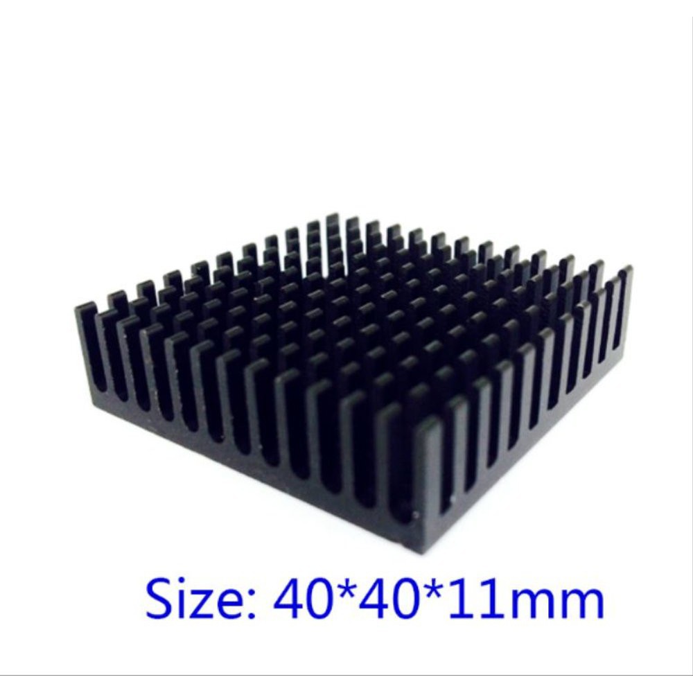 [SEN-9002] HEATSINK ALUMUNIUM 40X40X11 HEATSINK PENDINGIN LED PELTIER HEATSINK