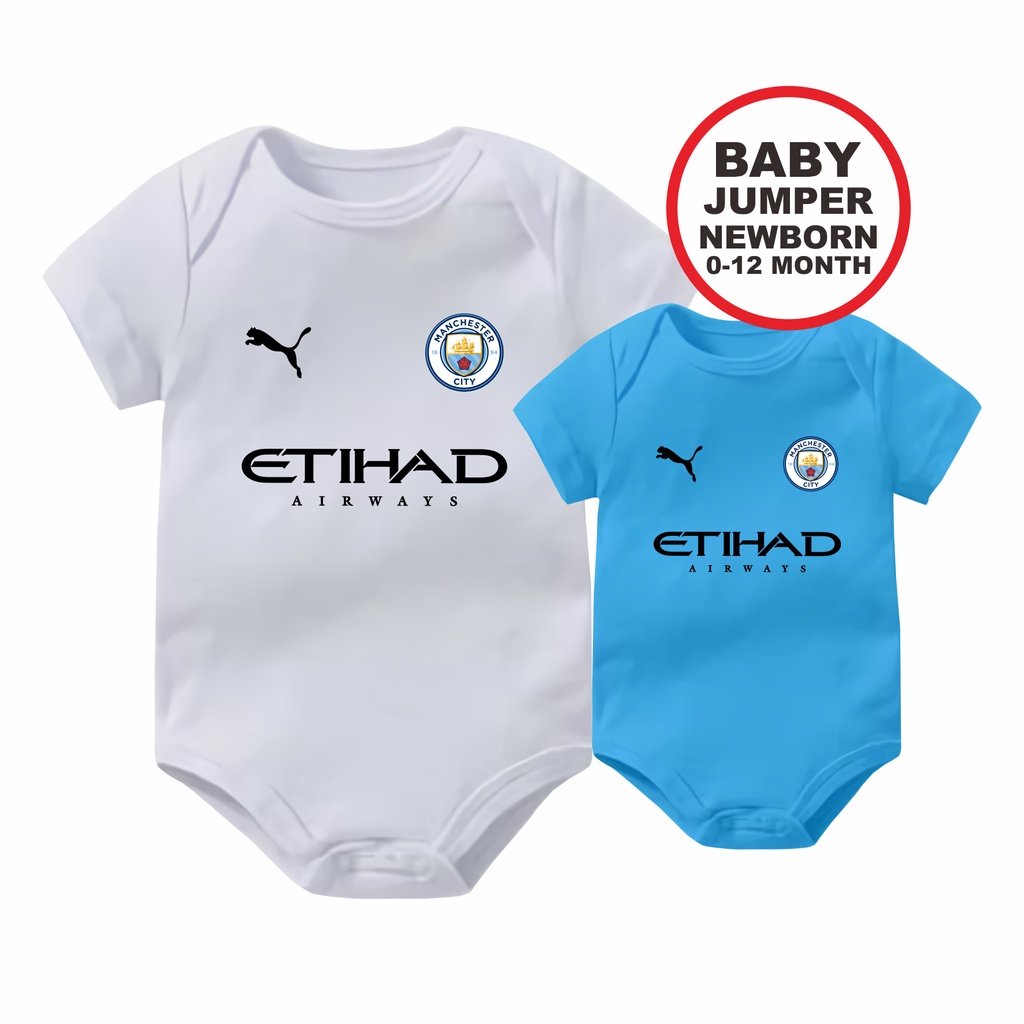BAJU BOLA BAYI / JUMPER BAYI SEPAK BOLA / BAJU BAYI MANCHESTER CITY