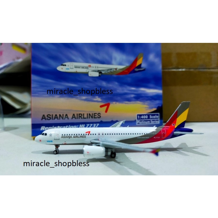 Diecast Asiana Airbus A320 HL7737 Phoenix 1:400