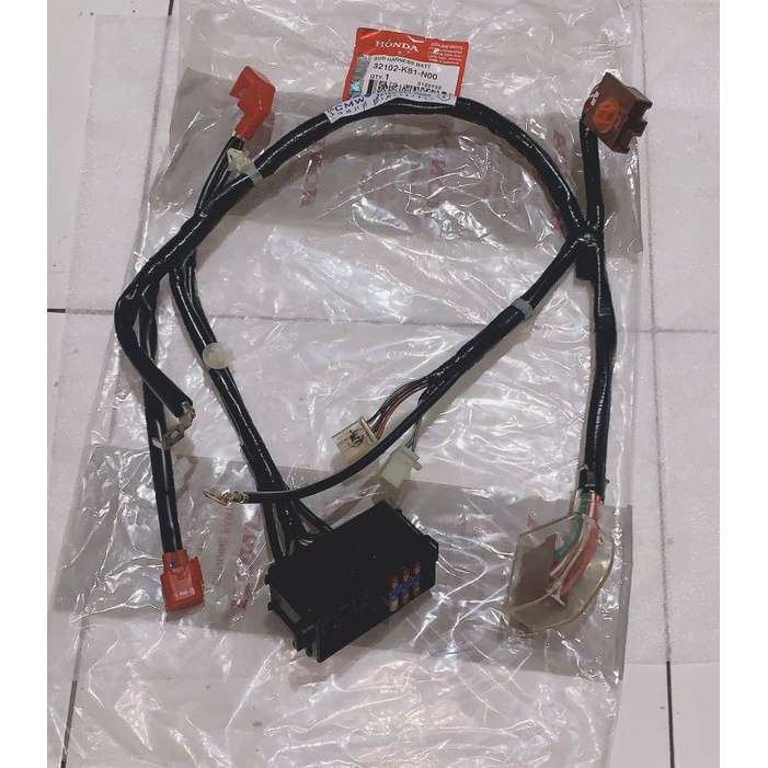 RUMAH SEKRING BOX BEAT ESP HONDA K81 ORIGINAL FULLSET KABEL ECU DAN AKI BARANG BARU ASLI AHM