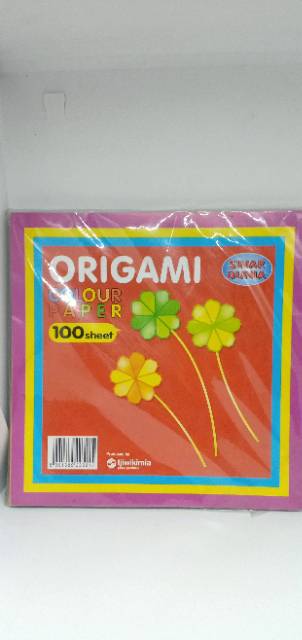 Kertas origami colour papaer sheet murah swalayan murah Jakarta