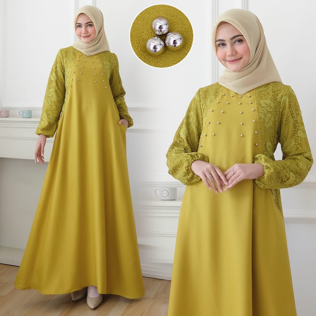 HOPYLOVY - Gamis Maxi Dress Casual Ayyu