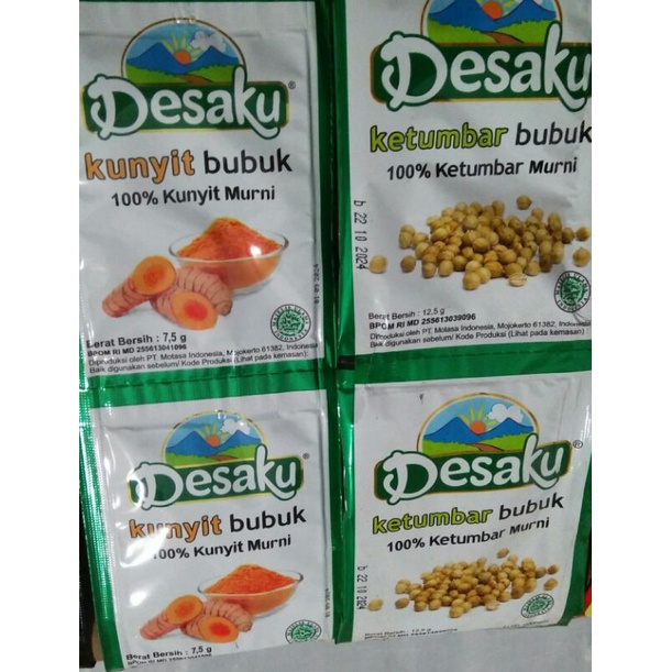 

Desaku ketumbar bubuk & kunyit bubuk