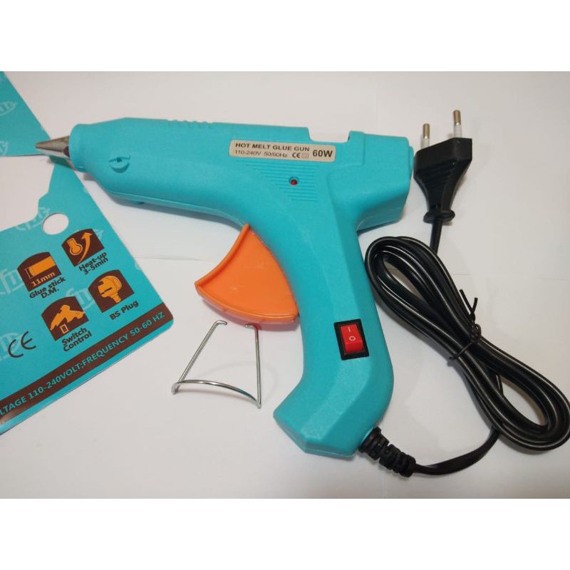 ALAT TEMBAK GLUE GUN 60W FIT / ALAT TEMBAK LEM LILIN SERBAGUNA/ALAT TEMBAK GLUE GAN LEM LILIN BESAR TERSEDIA BANYAK TYPE / ALAT PEREKAT LEM LILIN KERAJINAN TANGAN SEKOLAH KANTOR RUMAH TANGGA BERKUALITAS BAGUS