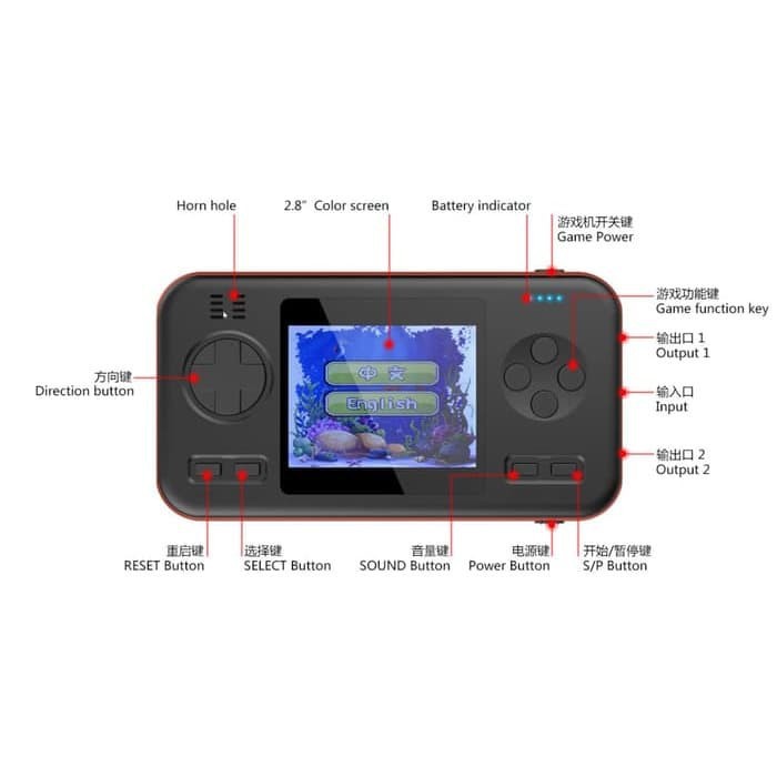 Powerbank 8000maH + Gameboy 416 in 1 Grosir