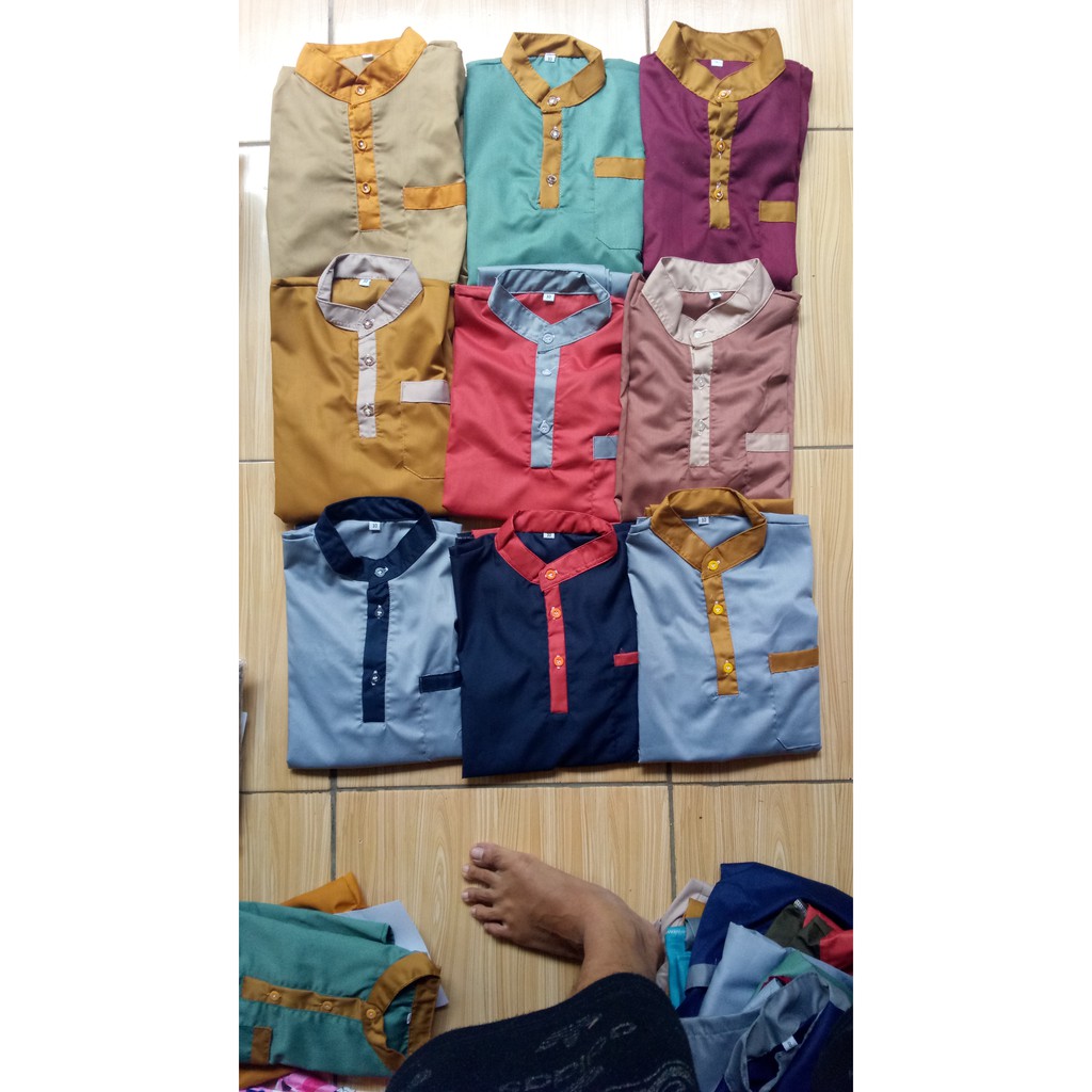 baju koko turki remaja 5-12 tahun toyobo