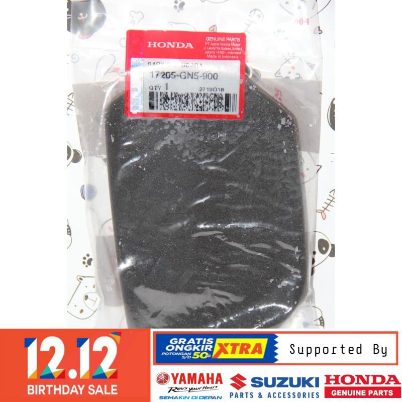 DIJAMIN ASLI SARINGAN BUSA FILTER UDARA HONDA PRIMA GRAND SUPRA ORIGINAL BERKUALITAS