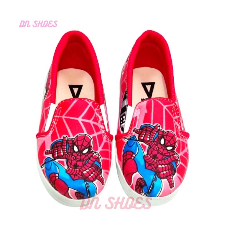 Sepatu Anak Laki-Laki Karakter Laba laba Spiderman Merah