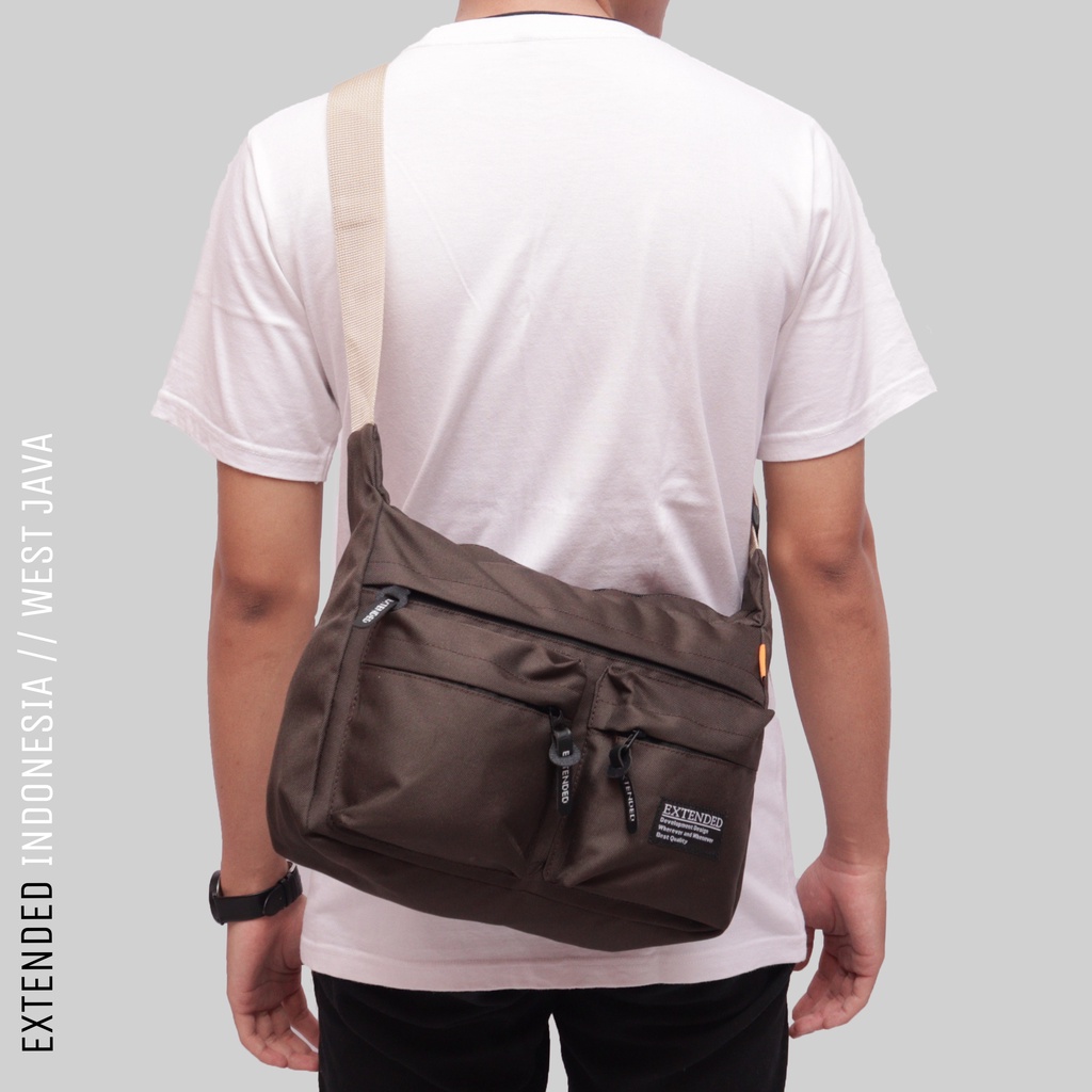 Tas Selempang Pria Premium Slingbag Pouch Pria Extended Arrow