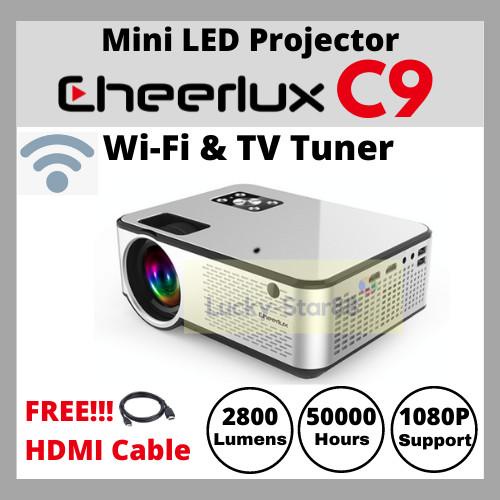 

Irled | Cheerlux C9 Wifi + Tv Tuner - Mini Led Projector 2800 Lumens 1080P