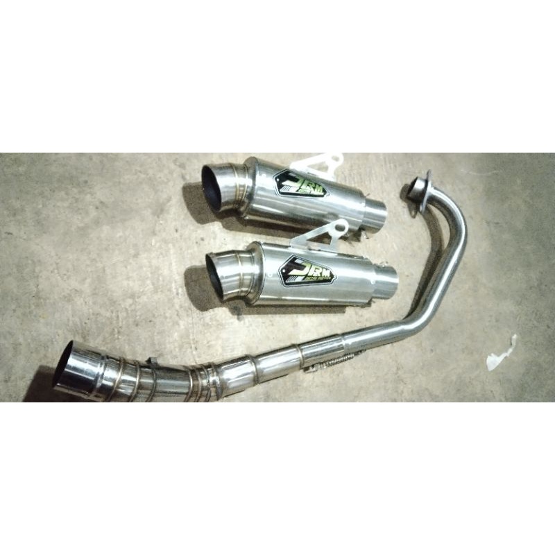 KNALPOT JRM TERLARIS FOR FU VIXION SONIC CB150R OLD SCORPIO DLL