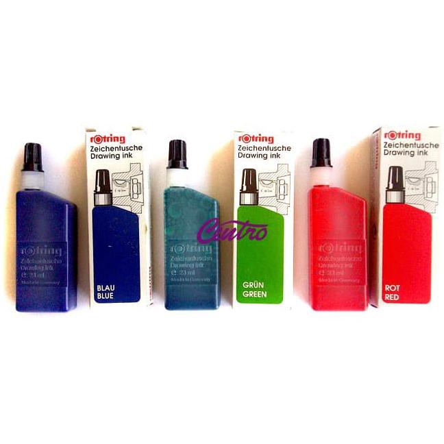 

Open Ds] Rotring Drawing Ink Warna /Tinta Rapido - Biru