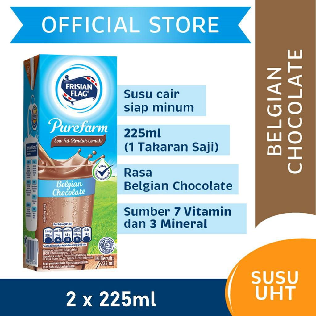 

Frisian Flag Low Fat Belgian Chocolate 225ml x2