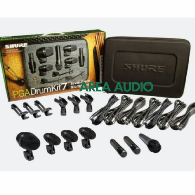 Shure PGADRUMKIT7 PGA DRUM KIT 7 PGA DMK 7 Original Mic Drum Set 7 Pcs