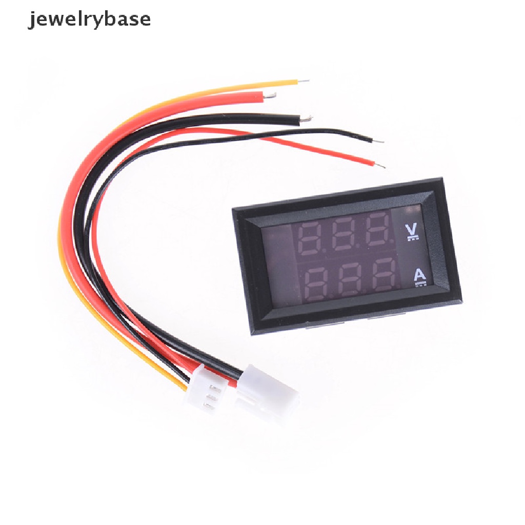 Voltmeter Digital LED Mini DC 0-100V Dengan 3 Kabel